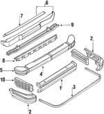 BJ1950221 - Body: Cover for Mazda: 323 Image