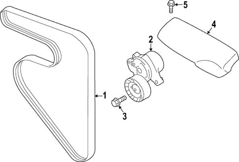 Belts & Pulleys for 2025 Subaru WRX #0