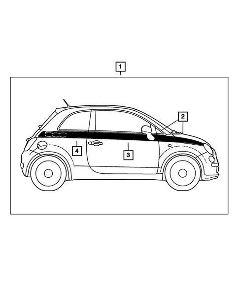 Exterior Appearance for 2012 Fiat 500 #1