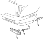 5974380 - : Park/Turn Lamp for Chevrolet: Corsica Image