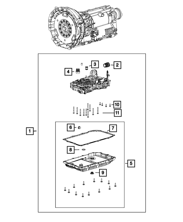 68431657AC - Electrical: Transmission Valve Body Kit for Mopar Image