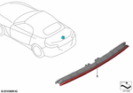 63257439015 - Lighting: Third Stoplamp for BMW Image