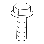 91551A0816 - Body: Hinge Bolt for Lexus: ES300h, ES350, NX250, NX350, NX350h, NX450h+, RX350, RX350h, RX350L, RX450h, RX450h+, RX450hL, RX500h Image