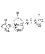 5NH77LU7AA - Steering: Steering Wheel for Mopar Image