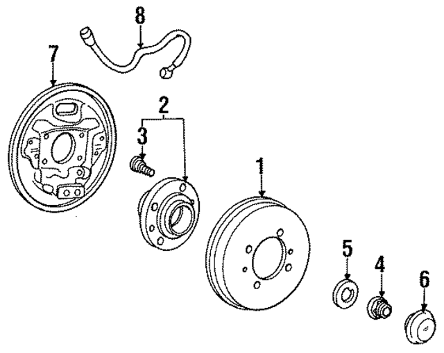 5836534000 - : Backing Plate for Hyundai Image