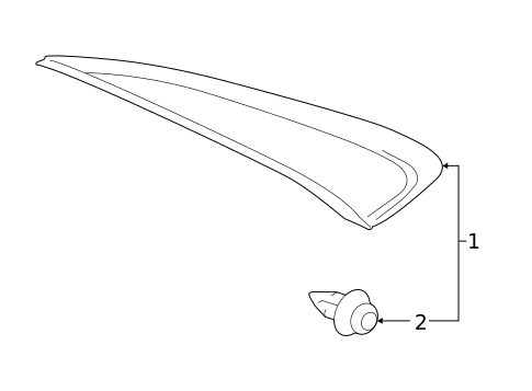 Exterior Trim - Quarter Panel for 2017 Toyota Camry #0
