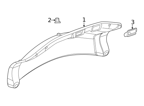 Interior Trim - Trunk for 2013 Cadillac XTS #0