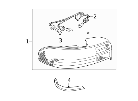 Tail Lamps for 1994 Subaru Impreza #0