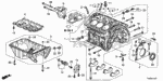 11000R70A01 - Engine: BLOCK ASSY., CYLINDER for Honda Image