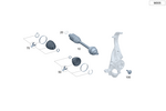 2973301302 - Front Axle: Drive Shaft for Mercedes-Benz: EQE 500, EQS 450, EQS 580, EQS AMG Image