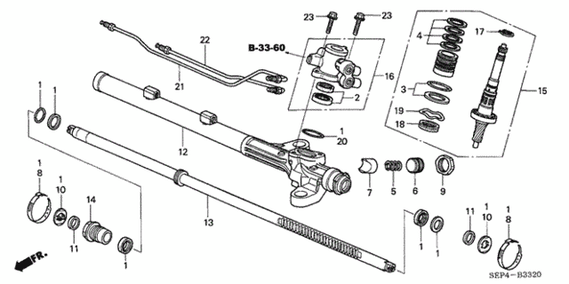 P.S. Gear Box Components for 2004 Acura TL #0