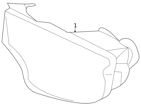 Rear Reflector for 2011 Kia Soul #0