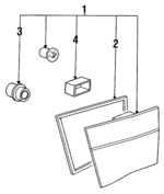 63211383376 - : Tail Lamp Assembly for BMW: 840Ci, 850Ci, 850CSi, 850i Image