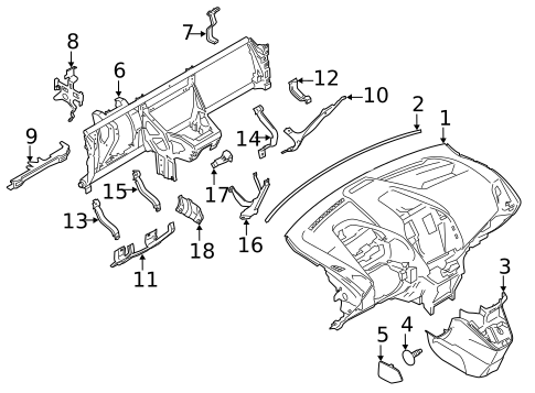 Instrument Panel for 2014 Ford Transit Connect #0
