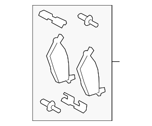 RL1Z2200A - : Brake Pads for Ford: Expedition | Lincoln: Navigator Image