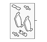 RL1Z2200A - : Brake Pads for Ford: Expedition | Lincoln: Navigator Image