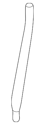 72139S04A02 - Body: Tube for Honda: Accord, Civic Image