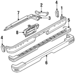 15700945 - Body: Outer Brace Bracket for Chevrolet: S10 Blazer | GMC: Jimmy, Jimmy S15 | Oldsmobile: Bravada Image