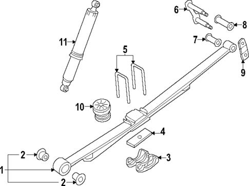 Rear Suspension for 2025 Ford Ranger #1