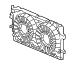 89018697 - : Engine Electric Coolant Fan Shroud for Buick: LaCrosse | Chevrolet: Impala, Impala Limited, Monte Carlo | Pontiac: Grand Prix Image