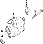 1191631U00 - : Alternator Bolt for Nissan Image