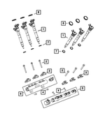 68490022AA - Fuel and Accelerator Pedal: Fuel Injector for Mopar Image