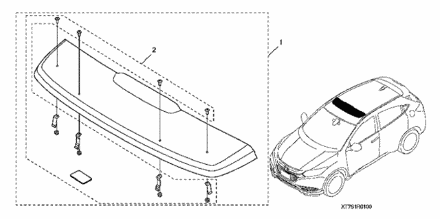 Moonroof Visor for 2019 Honda HR-V #0
