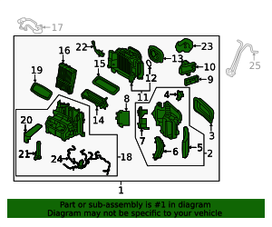 2019-2024 Volvo AC & Heater Assembly 32392693 | Volvo Parts Catalog