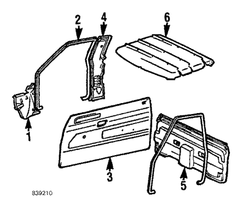 Interior Trim for 1988 Toyota Pickup #0