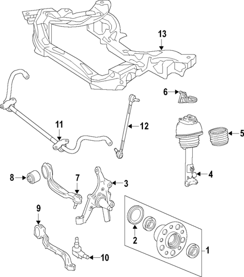 Suspension Components for 2017 Mercedes-Benz CLS63 AMG S #4