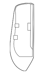 976880441A - : Rear Seat Air Bag for Porsche: Panamera Image