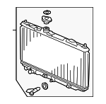 19010RCJA52 - Cooling System: Radiator Assembly for Honda: Accord Image