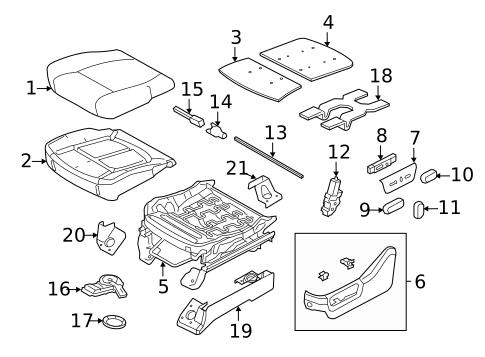Front Seat Components for 2012 Ford F-350 Super Duty #2