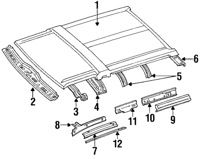 7639183G30 - : Side Rail for Nissan Image
