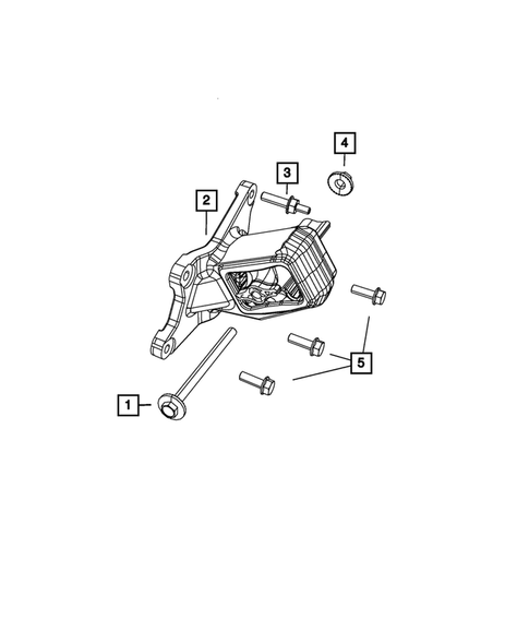 Engine Mounting for 2015 Jeep Wrangler #1
