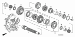 23220RPFA00 - Transmission - Manual: COUNTERSHAFT for Honda Image