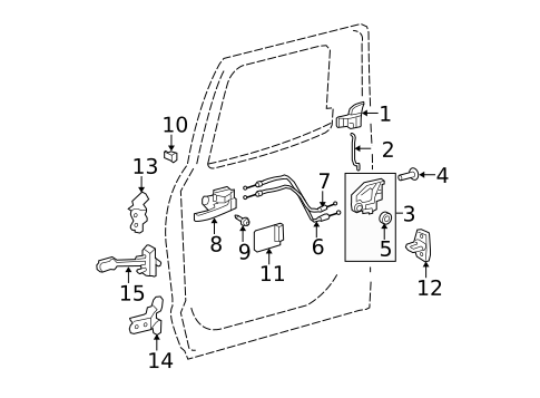 Rear Door for 2010 Toyota Tundra #0