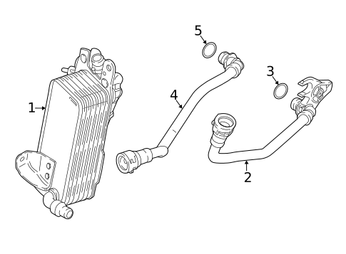 Trans Oil Cooler for 2018 BMW 540d xDrive #0