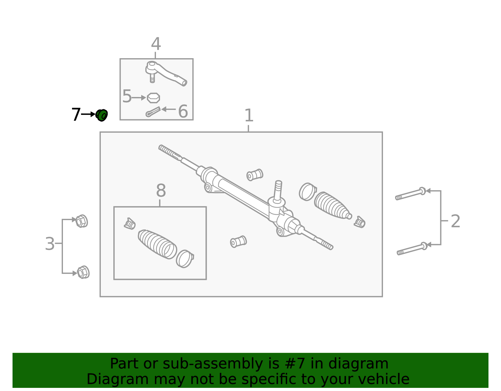 90178-18003 - Outer Tie Rod Adjust Nut 2011-2026 Toyota | Longo