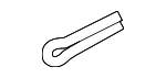 95381-03025 - : Outer Tie Rod Cotter Pin for Toyota Image