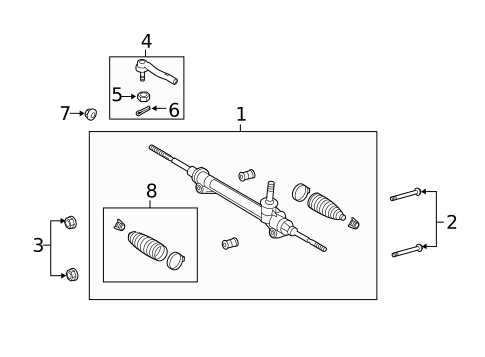 Steering Gear & Linkage for 2018 Toyota Sienna #0