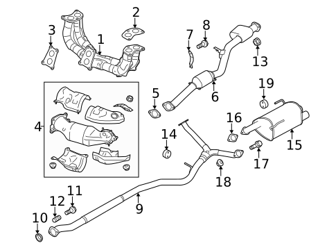 Exhaust Components for 2021 Subaru WRX #0