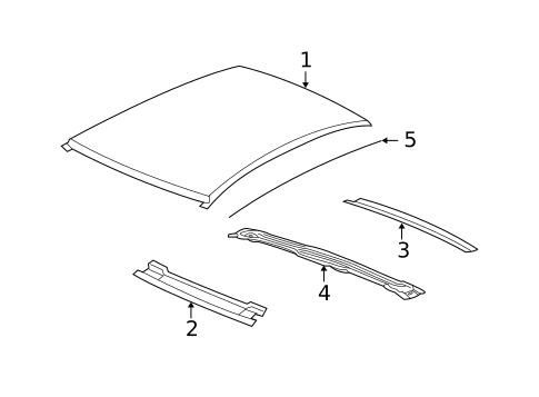 Exterior Trim - Roof for 2009 Saturn Aura #0