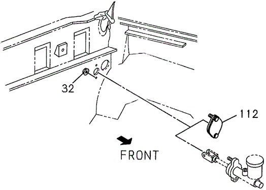 AT Master Cylinder Plug for 1997 Acura SLX #0