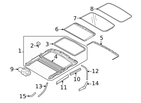 Sunroof for 2013 Volvo C30 #0