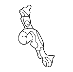 15887908 - : Seat Belt Height Adjuster for Saturn: Ion Image