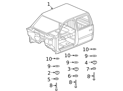 Cab Assembly for 2011 Chevrolet Silverado 3500 HD #0