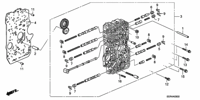 AT Main Valve Body for 2006 Honda Accord #0