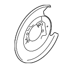 SU00300641 - : 2013-2024 Toyota - Backing Plate for Scion: FR-S | Toyota: 86, GR86 Image