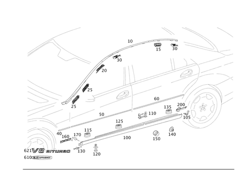 Outside Attachment Parts for 2002 Mercedes-Benz S500 #0